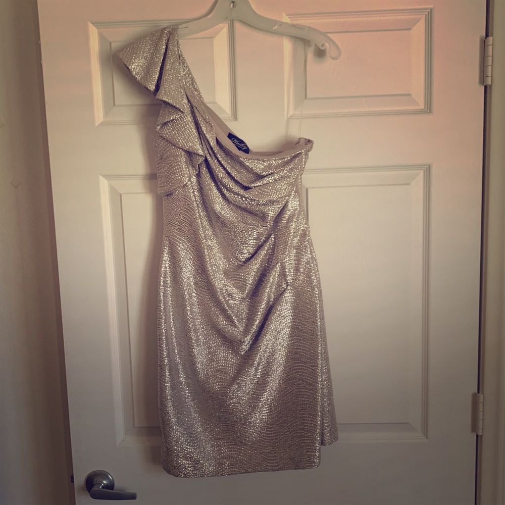 One shoulder special occasion dress